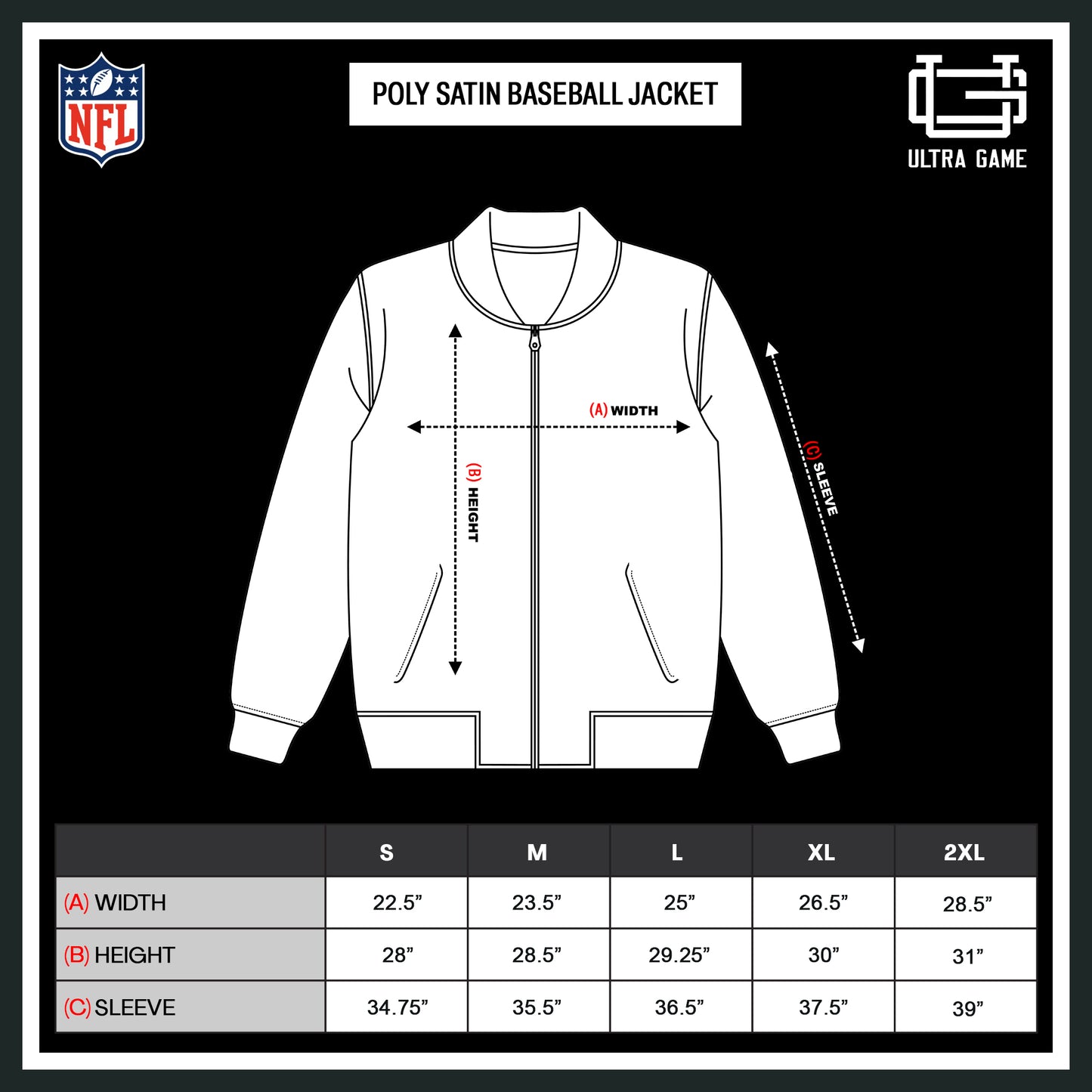 NFL Official Adults Supreme Satin Heritage Jacket|Las Vegas Raiders