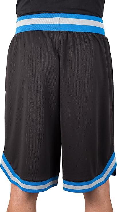 Ultra Game NBA Official Men’s Active Knit Basketball Training Shorts - Unisex, Dallas Mavericks, Black|Dallas Mavericks