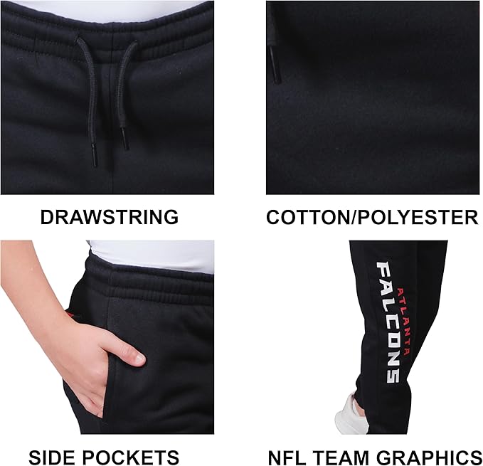 NFL Official Youth Super Soft Game Day Jogger Sweatpants|Detroit Lions