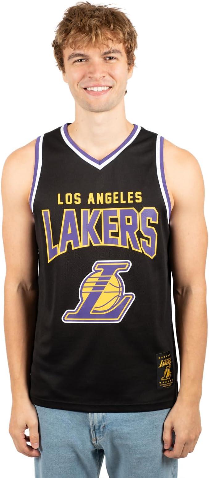 Ultra Game NBA Los Angeles Lakers Men's Sleeveless Mesh Tank Top Muscle T-Shirt|Los Angeles Lakers - UltraGameShop