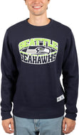 Ultra Game NFL Seattle Seahawks Mens Super Soft Ultimate Crew Neck Sweatshirt|Seattle Seahawks