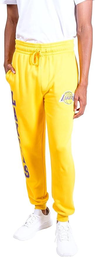 Ultra Game NBA Los Angeles Lakers Men's Super Soft Game Day Jogger Sweatpants|Los Angeles Lakers - UltraGameShop