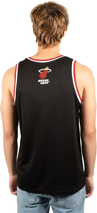 Ultra Game NBA Miami Heat Men's Sleeveless Mesh Tank Top Muscle T-Shirt|Miami Heat - UltraGameShop