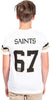 Ultra Game NFL New Orleans Saints Youth Soft Mesh Vintage Jersey T-Shirt|New Orleans Saints
