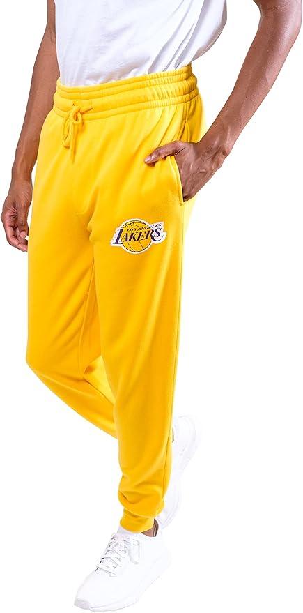 Ultra Game NBA Los Angeles Lakers Men's Super Soft Game Day Jogger Sweatpants|Los Angeles Lakers - UltraGameShop