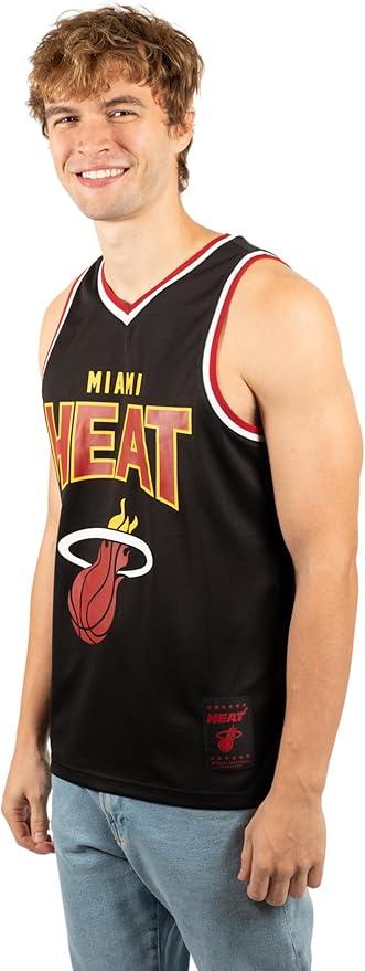 Ultra Game NBA Miami Heat Men's Sleeveless Mesh Tank Top Muscle T-Shirt|Miami Heat - UltraGameShop