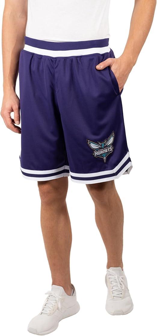 Ultra Game Men's NBA Active Knit Basketball Shorts - Officially Licensed Team Training Shorts