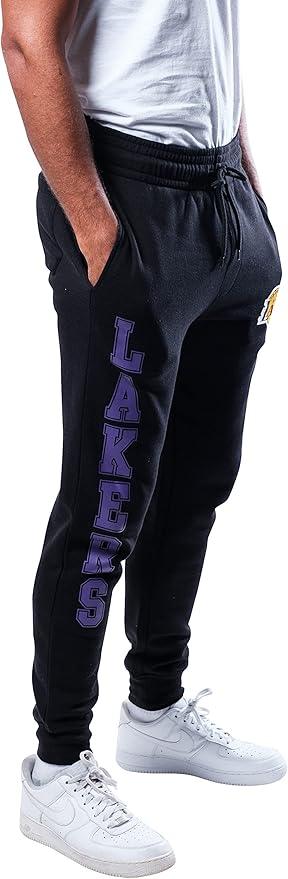 Ultra Game NBA Los Angeles Lakers Men's Super Soft Game Day Jogger Sweatpants|Los Angeles Lakers - UltraGameShop