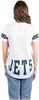 Ultra Game NFL New York Jets Womens Soft Mesh Jersey Varsity Tee Shirt|New York Jets