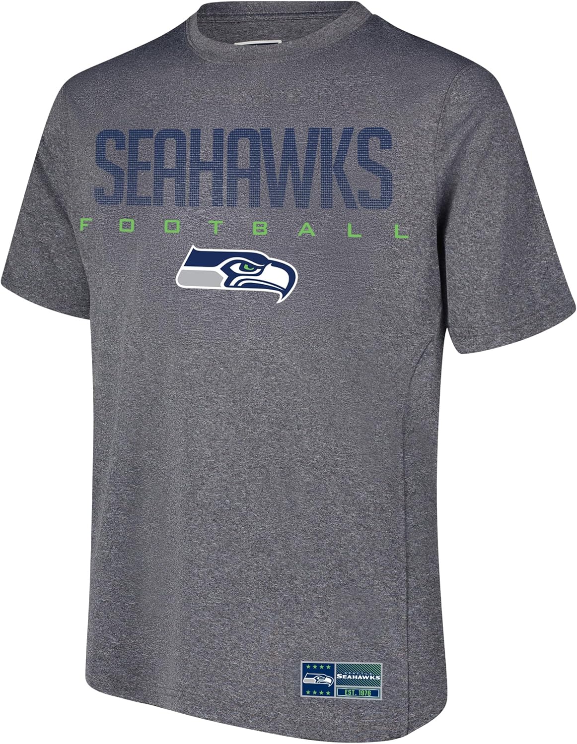 Ultra Game NFL Official Adults Super Soft Supreme Game Day T-Shirt - Unisex Seattle Seahawks|Seattle Seahawks