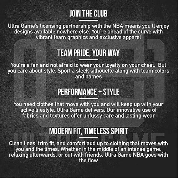 Ultra Game NBA Philadelphia 76ers Men's Quarter Zip Long Sleeve Pullover T-Shirt|Philadelphia 76ers - UltraGameShop