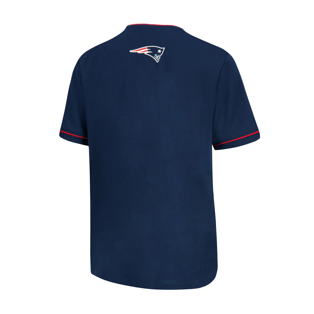 Ultra Game Adult's NFL Official Button Down Baseball Mesh Jersey Shirt | New England Patriots