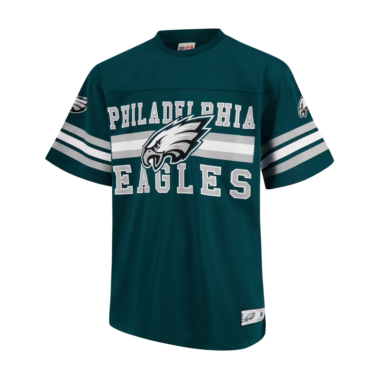 Ultra Game Adults NFL Official Soft Mesh Vintage Beast Mode Jersey T-Shirt | Philadelphia Eagles