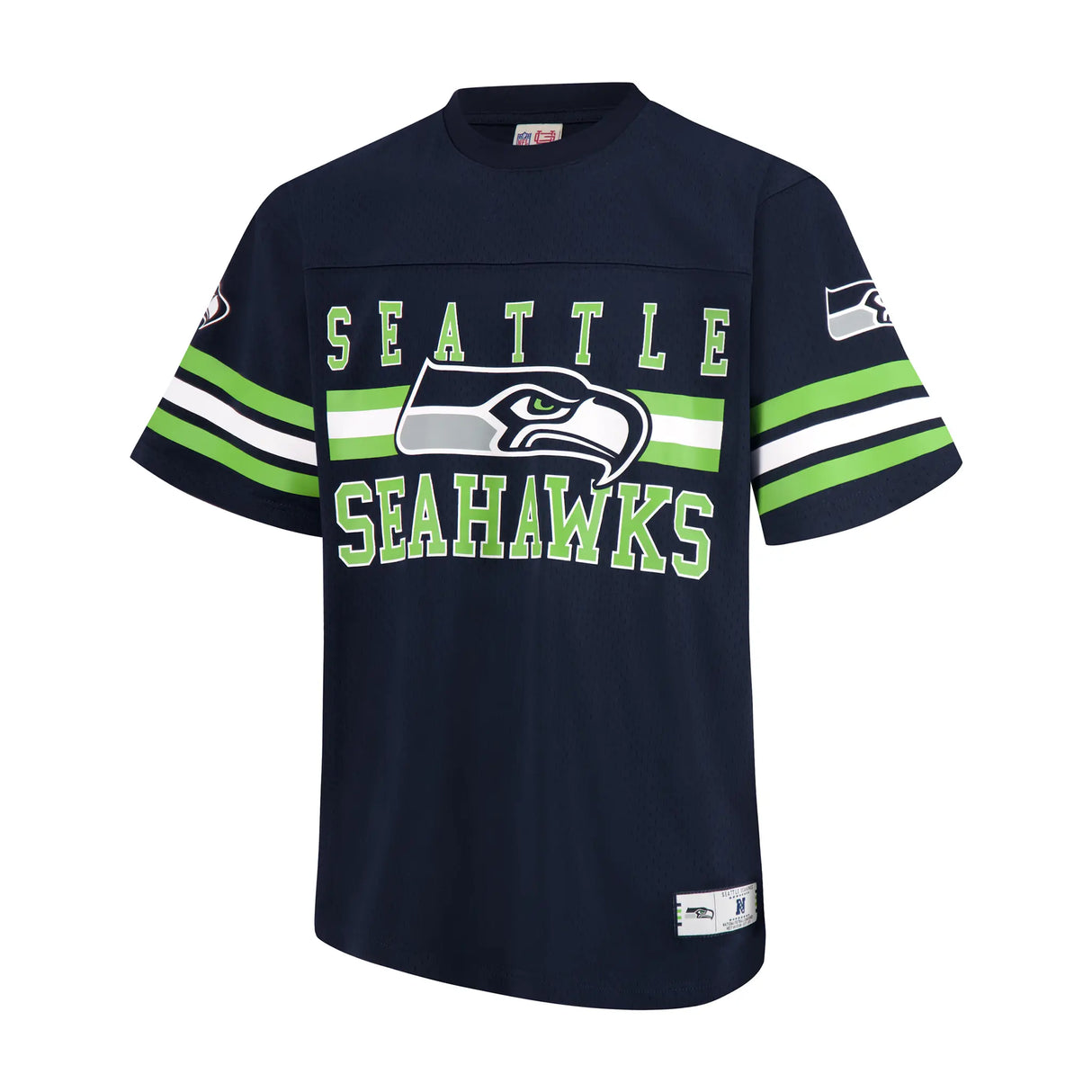 Ultra Game Adults NFL Official Soft Mesh Vintage Beast Mode Jersey T-Shirt | Seattle Seahawks