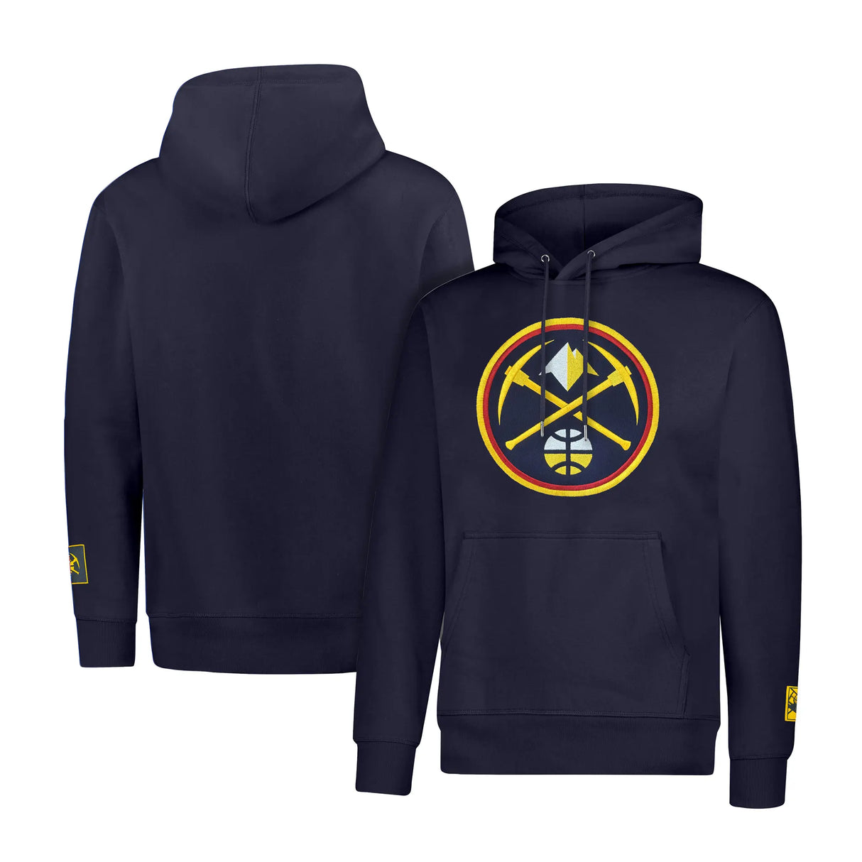 Ultra Game Adults NBA Official Court Classic Hoodie Sweatshirt - Supremely Soft | Denver Nuggets