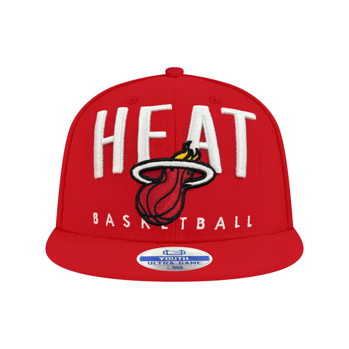 Ultra Game Youth NBA Official 8-20 Teamster Ultimate Baseball Cap Hat | Miami Heat