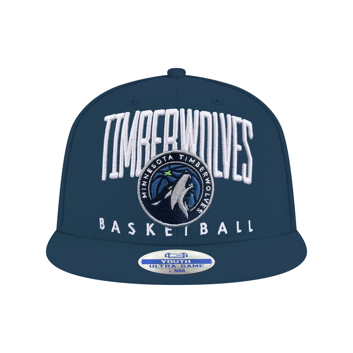 Ultra Game Youth NBA Official 8-20 Teamster Ultimate Baseball Cap Hat | Minnesota Timberwolves