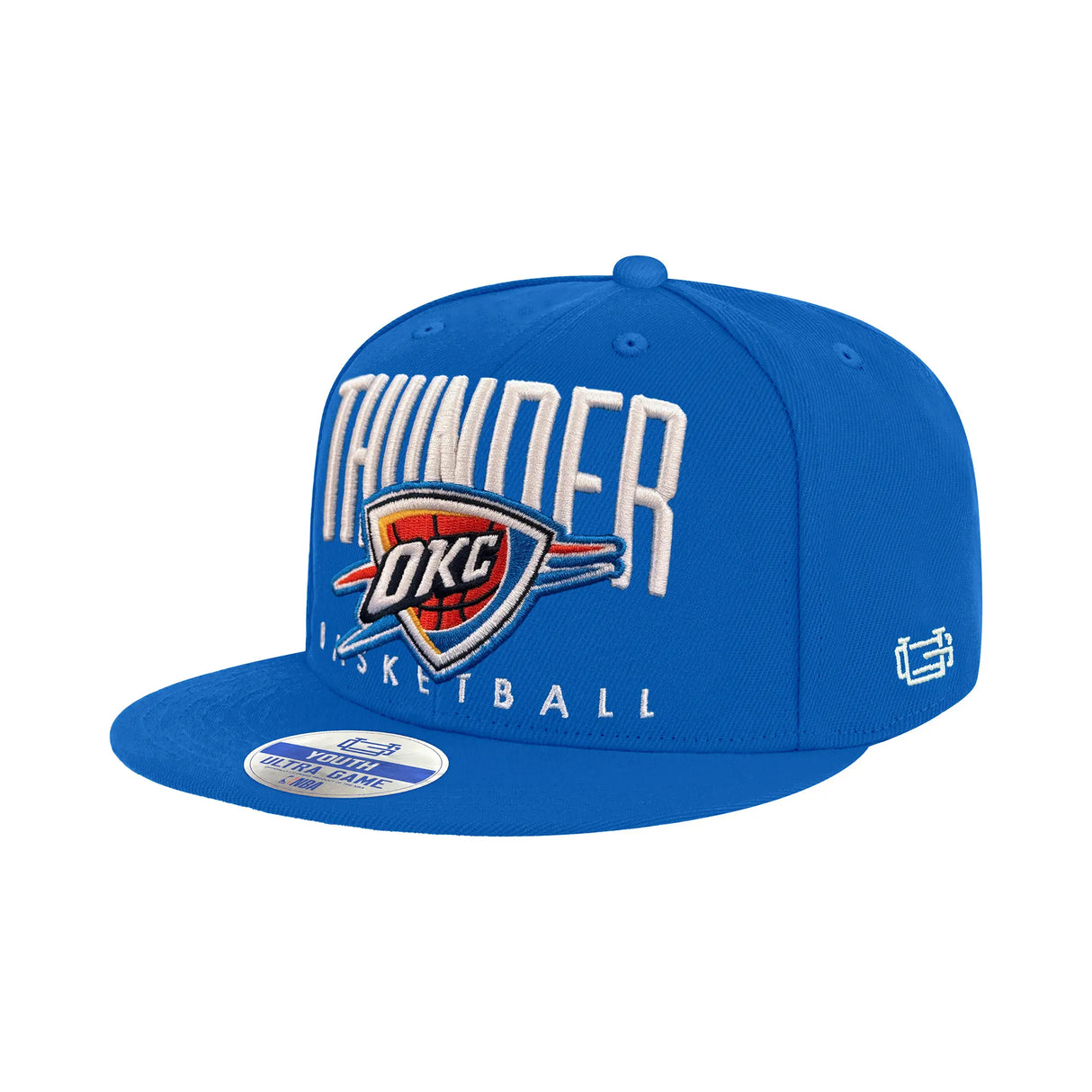 Ultra Game Youth NBA Official 8-20 Teamster Ultimate Baseball Cap Hat | Oklahoma City Thunder