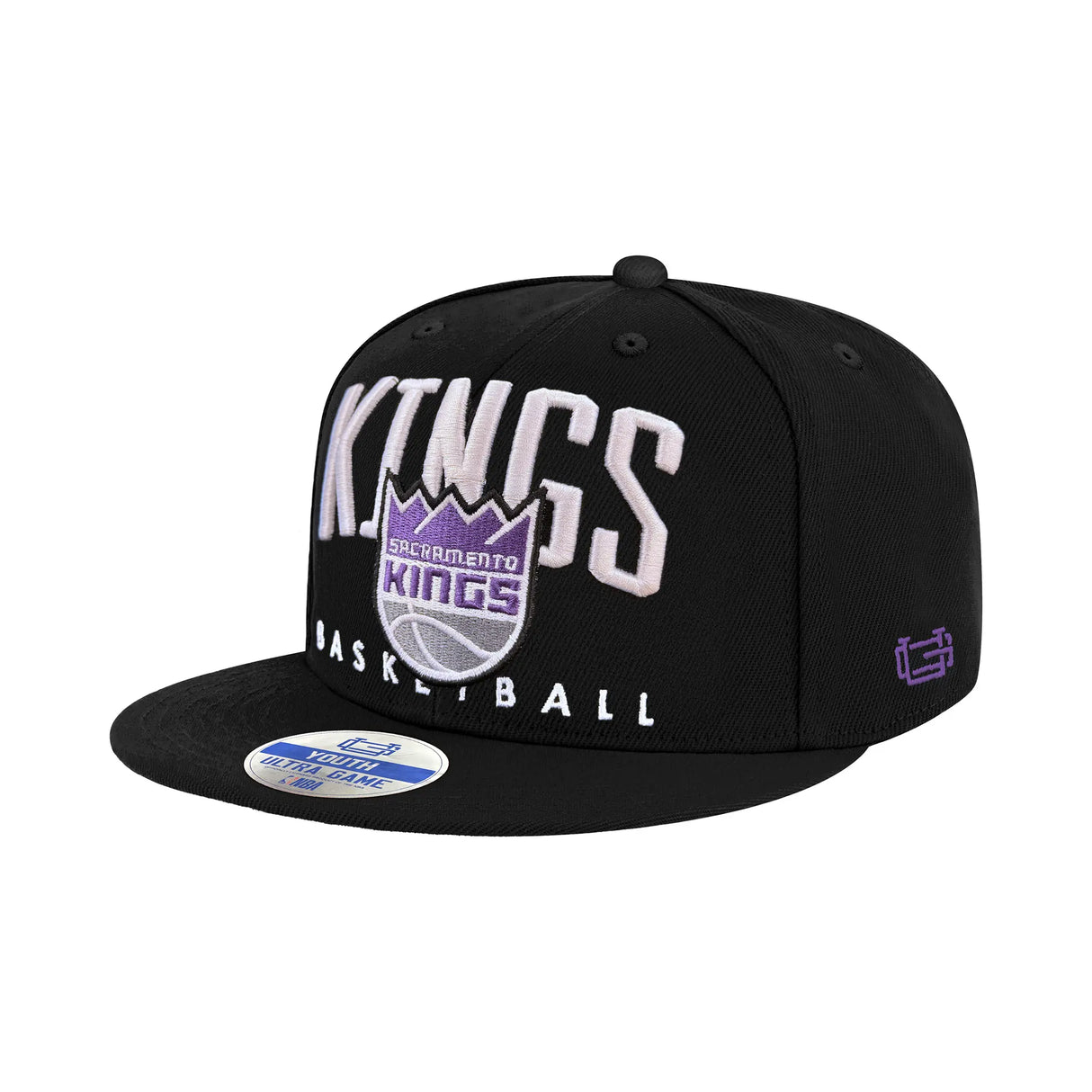 Ultra Game Youth NBA Official 8-20 Teamster Ultimate Baseball Cap Hat | Sacramento Kings