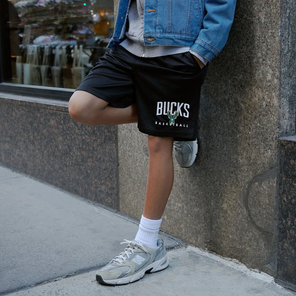 Ultra Game Boys NBA Official Soft Air Mesh Teamster Basketball Shorts - Classic Fit | Milwaukee Bucks