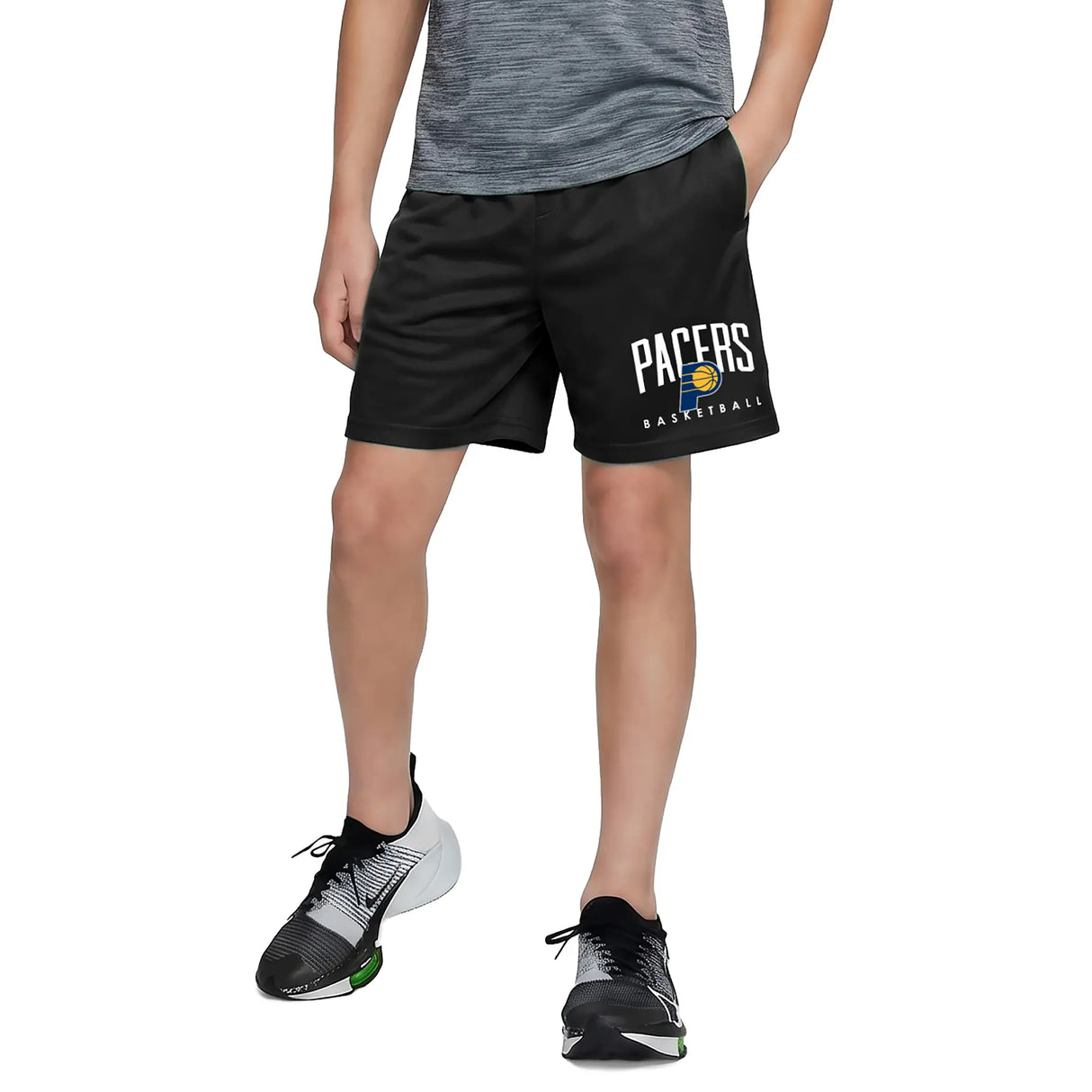 Ultra Game Boys NBA Official Soft Air Mesh Teamster Basketball Shorts - Classic Fit | Indiana Pacers