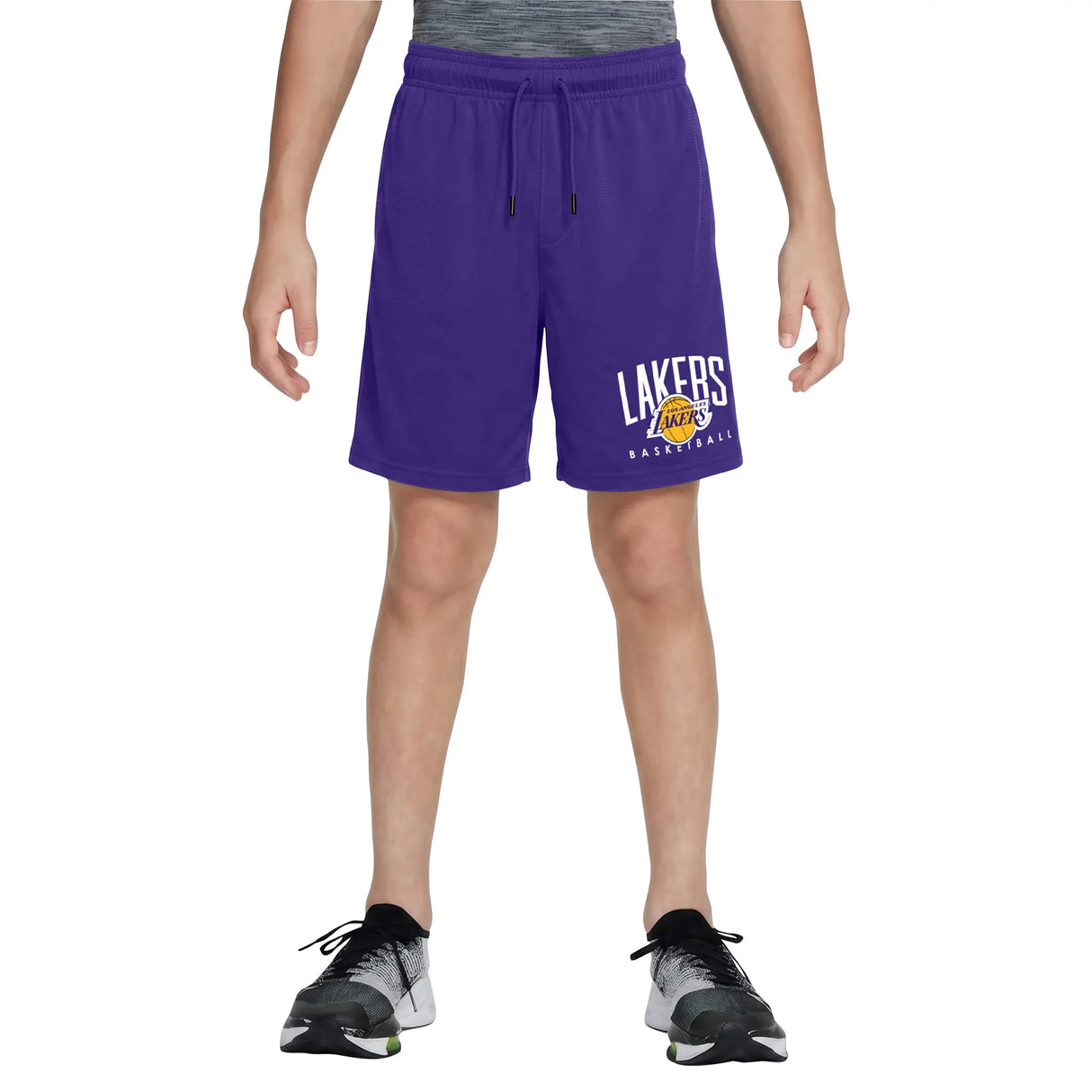 Ultra Game Boys NBA Official Soft Air Mesh Teamster Basketball Shorts - Classic Fit | Los Angeles Lakers