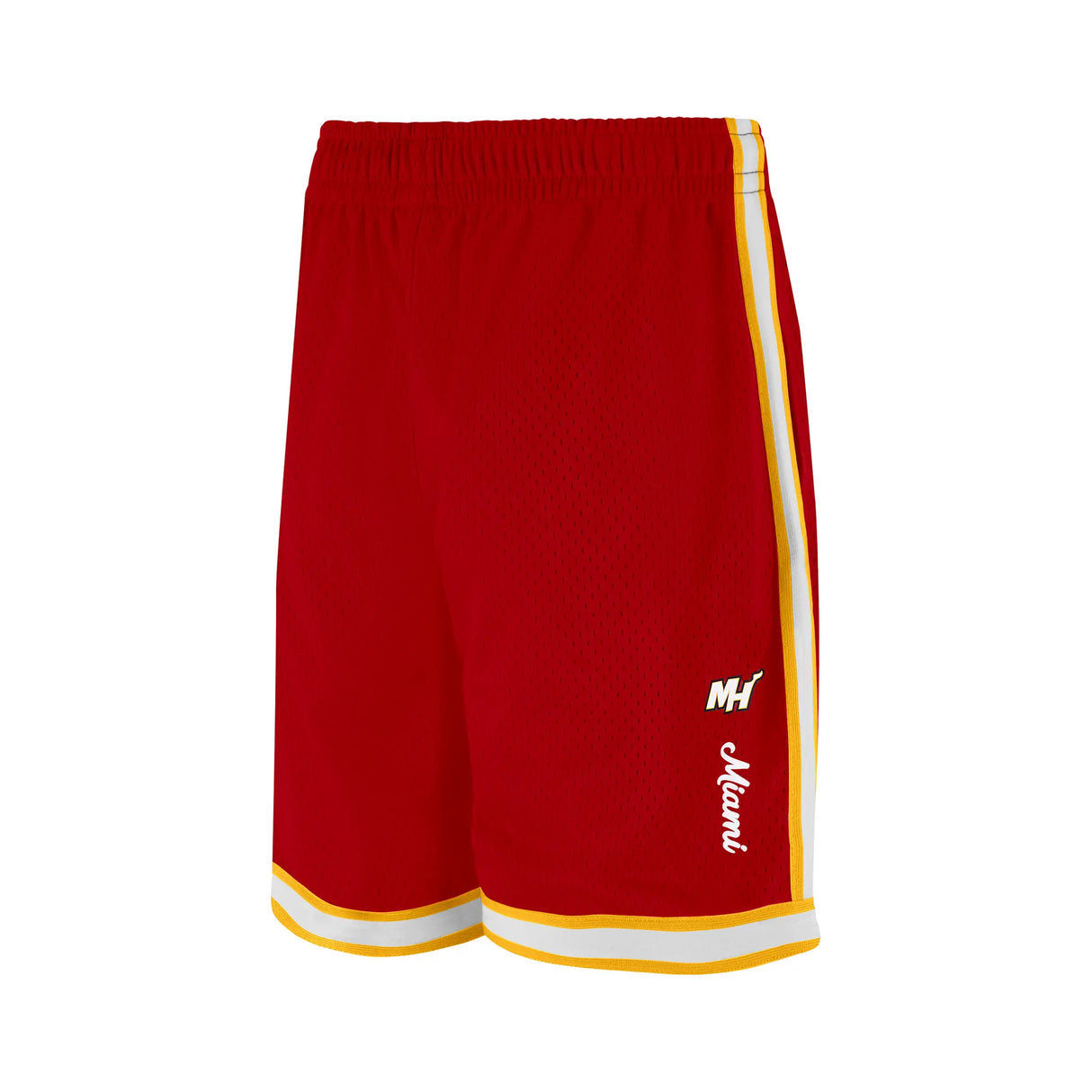 Ultra Game Boys NBA Official Soft Air Mesh Slam Basketball Shorts - Classic Fit | Miami Heat