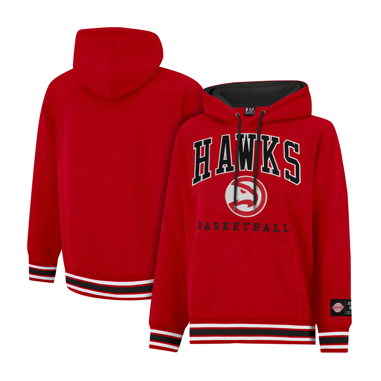 Ultra Game Mens NBA Official Premium Quality MVP Hoodie Sweatshirt | Atlanta Hawks