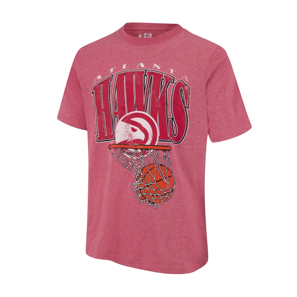 Ultra Game Men's NBA Official Hoops Short Sleeve T-Shirt | Atlanta Hawks