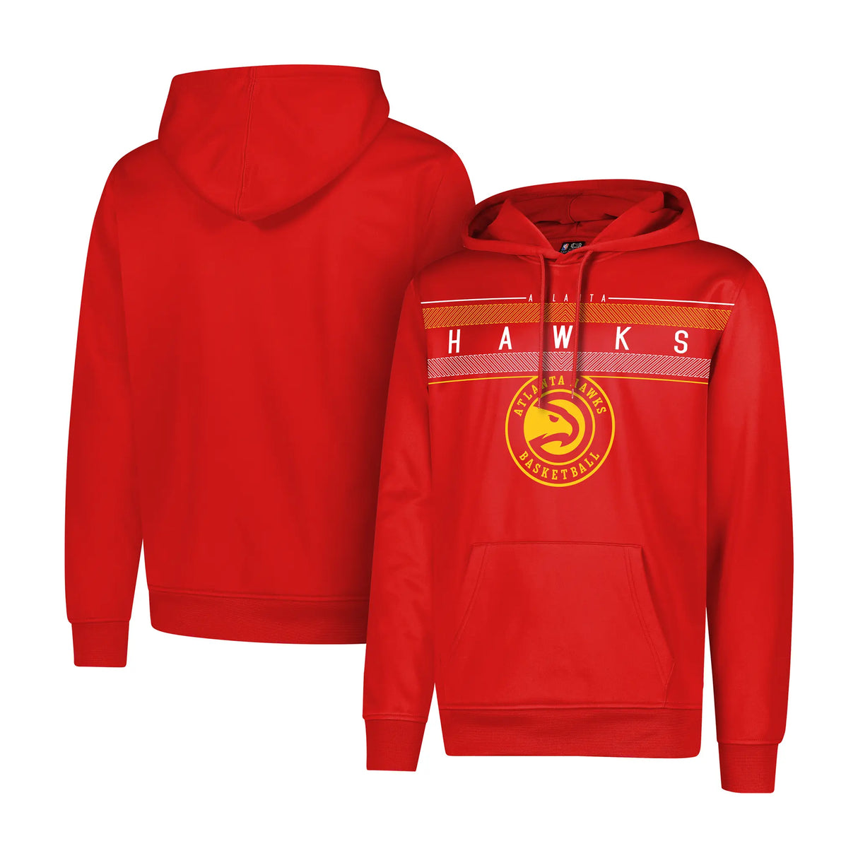 Ultra Game Men's NBA Official Super Soft Midtown Hoodie Sweatshirt | Atlanta Hawks