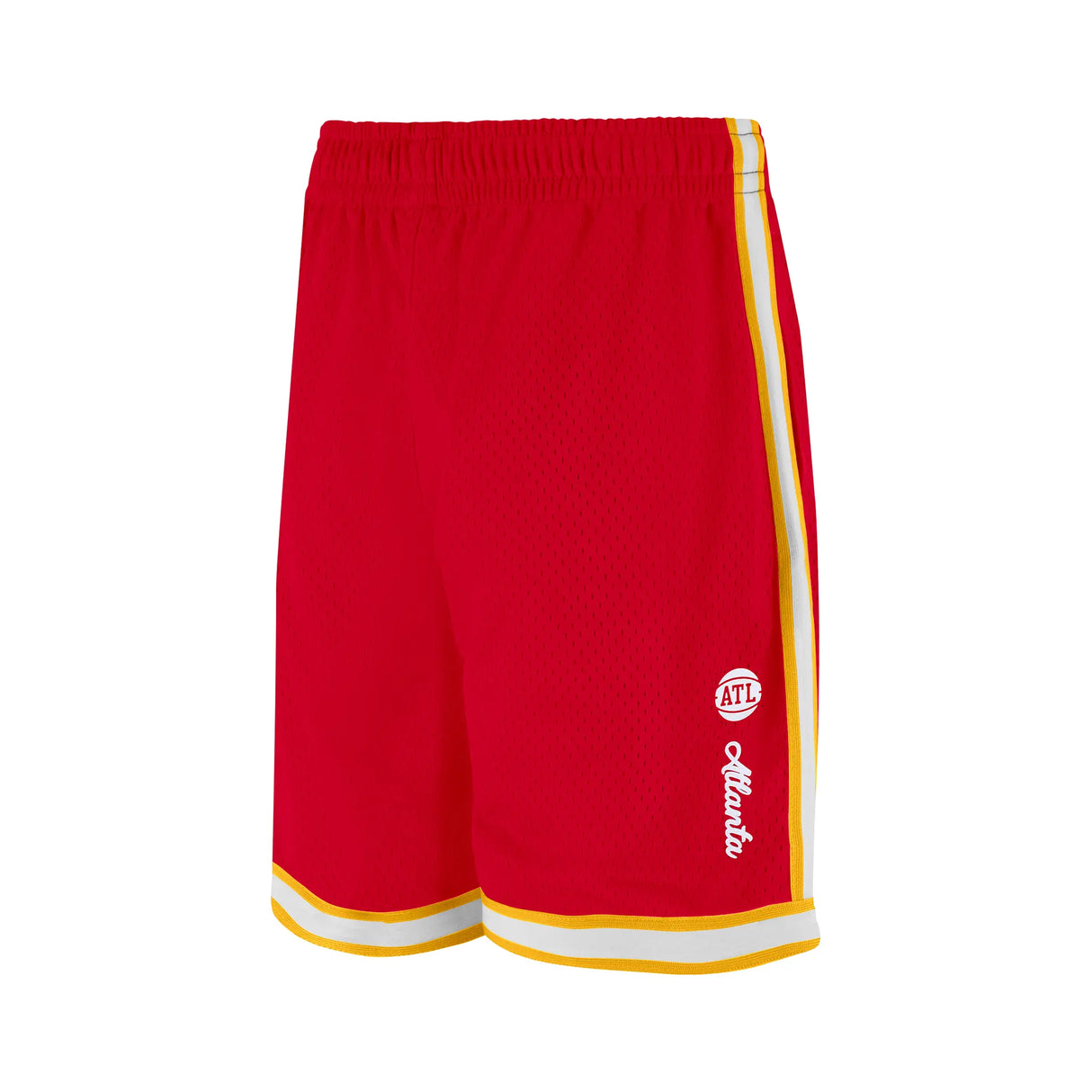Ultra Game Men's NBA Official Supremely Soft Air Mesh Basketball Shorts - Classic Fit | Atlanta Hawks