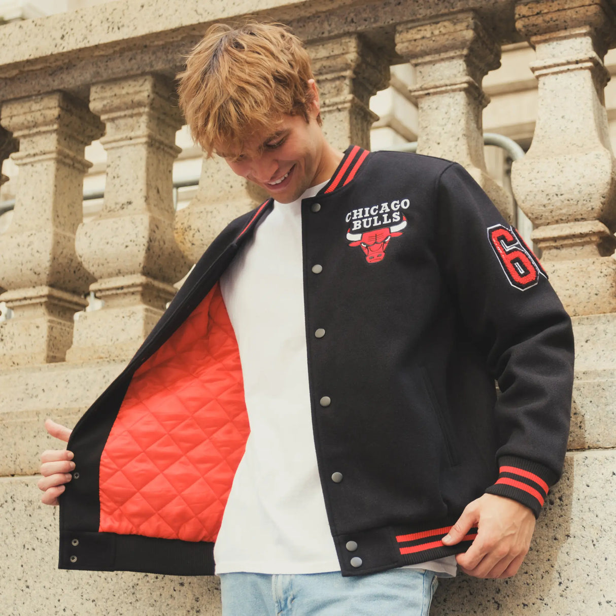 Ultra Game Men’s NBA Official Game Time Varsity Jacket | Milwaukee Bucks