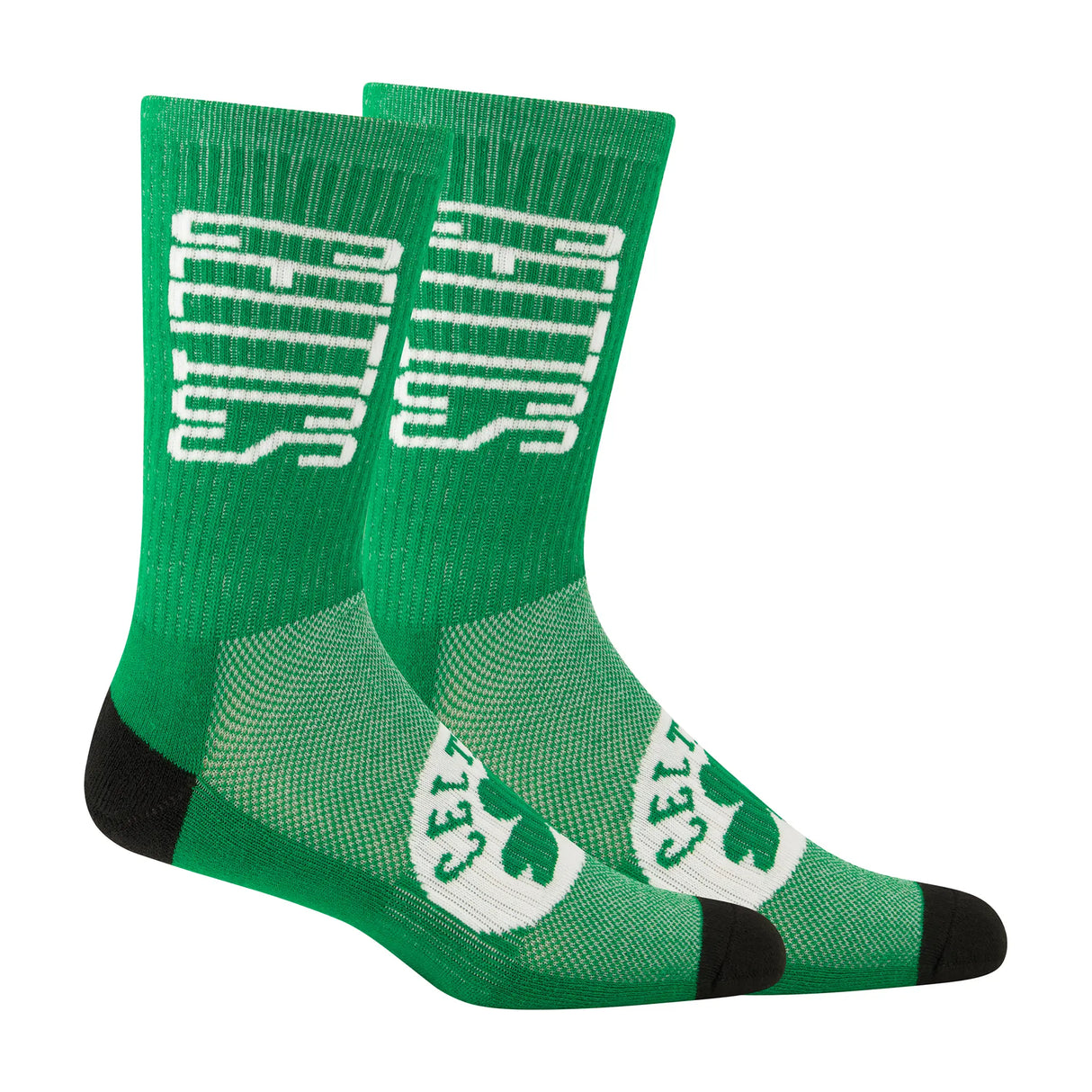 Ultra Game Men's NBA Official Athletic Cushioned Vertical Attack Team Crew Socks - 3 Pack | Boston Celtics