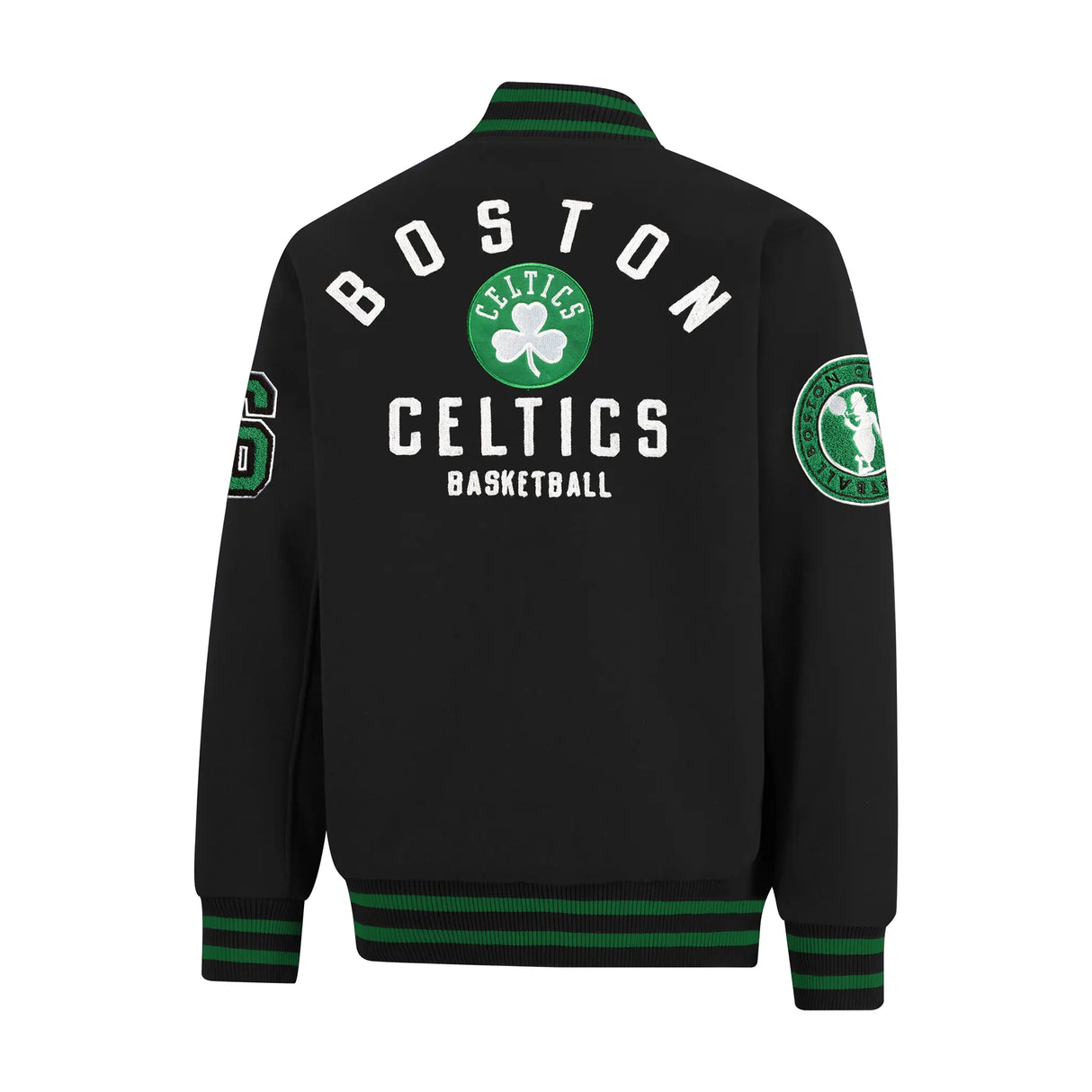 Ultra Game Men’s NBA Official Game Time Varsity Jacket | Boston Celtics