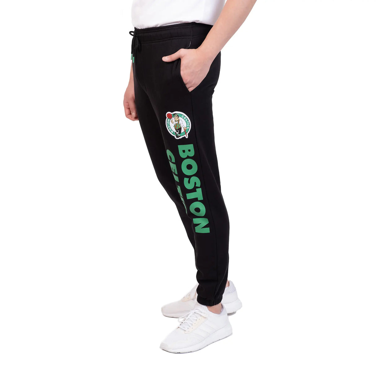 Ultra Game Men's NBA Official Super Soft Team Jogger Sweatpants | Boston Celtics