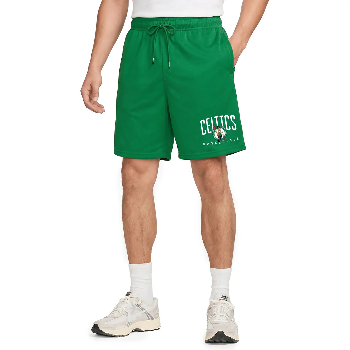 Ultra Game Men’s NBA Official Soft Air Mesh Teamster Basketball Shorts - Classic Fit | Boston Celtics
