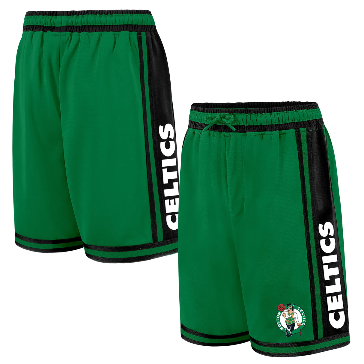 Ultra Game Men's NBA Official Super Soft Air Mesh Game Day Basketball Shorts - Classic Fit | Boston Celtics