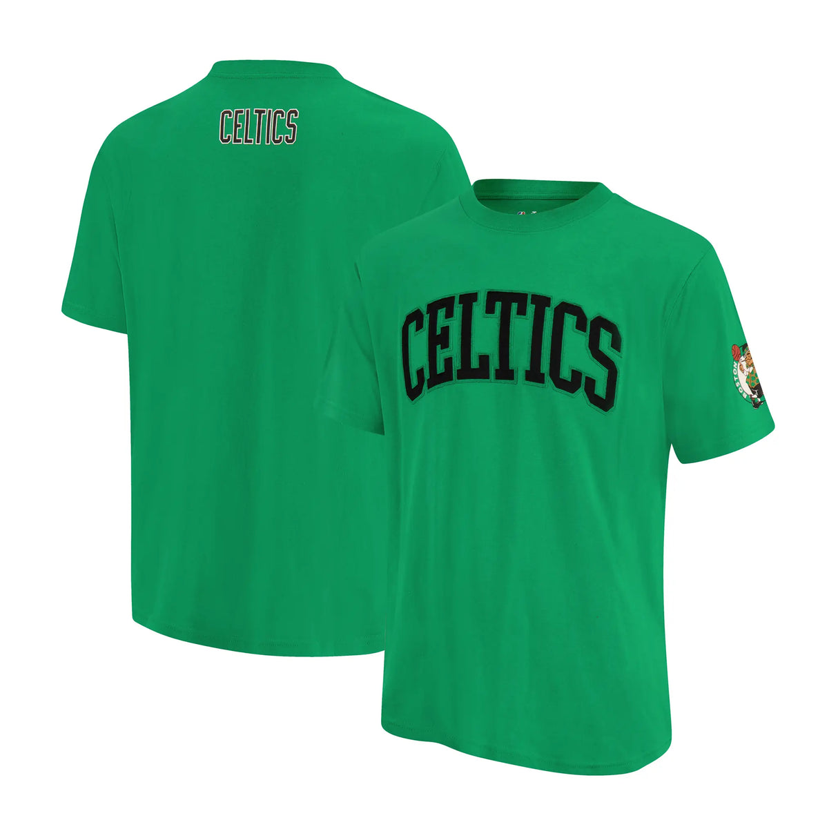 Ultra Game Men's NBA Official Embroidered Letters Super Soft T-Shirt | Boston Celtics