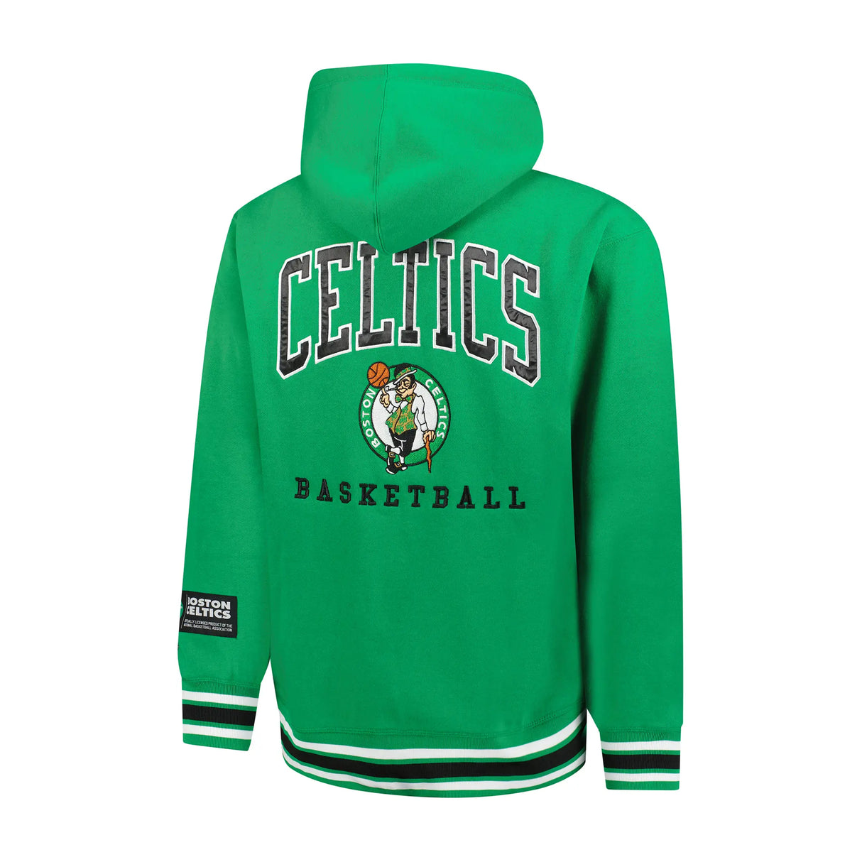 Ultra Game Men's NBA Official MVP Premium Quality Full Zip Hoodie Jacket | Boston Celtics