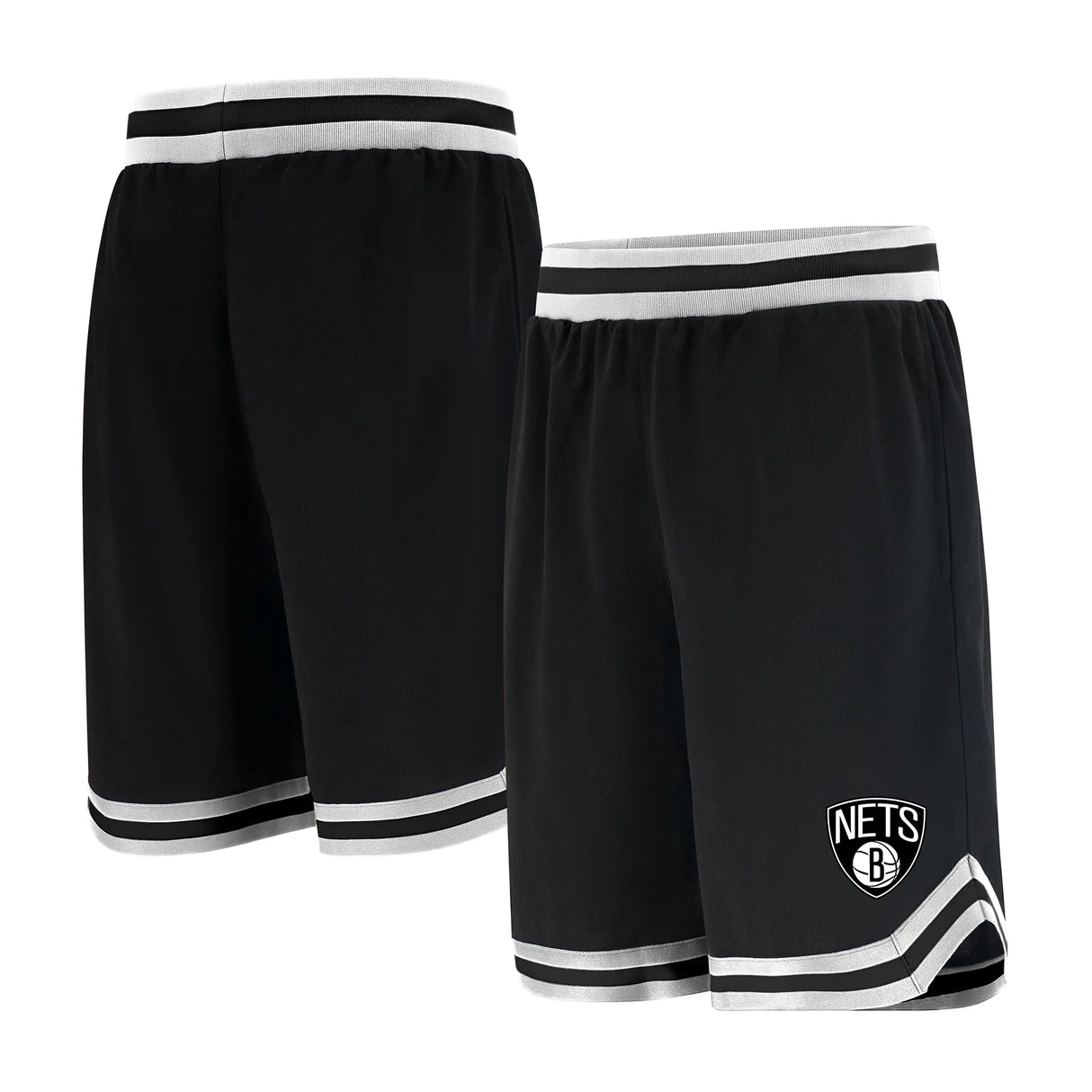 Ultra Game Men's NBA Official Soft Air Mesh Ultimate Basketball Shorts - OG Fit | Brooklyn Nets