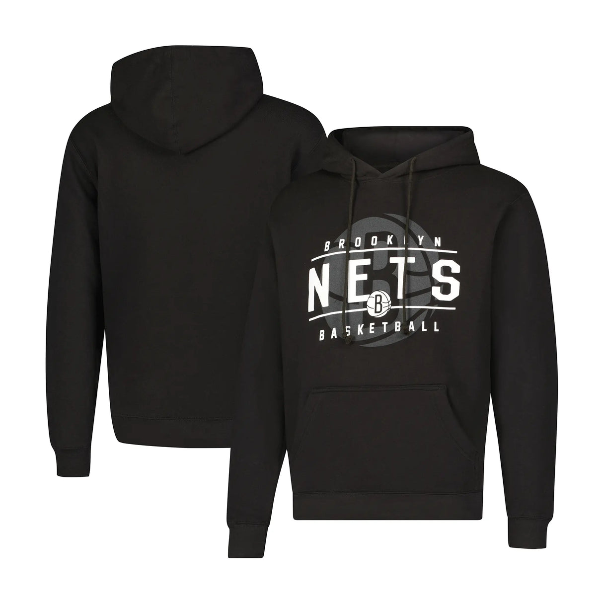 Ultra Game Men's NBA Official Super Soft Get Right Hoodie Sweatshirt | Brooklyn Nets