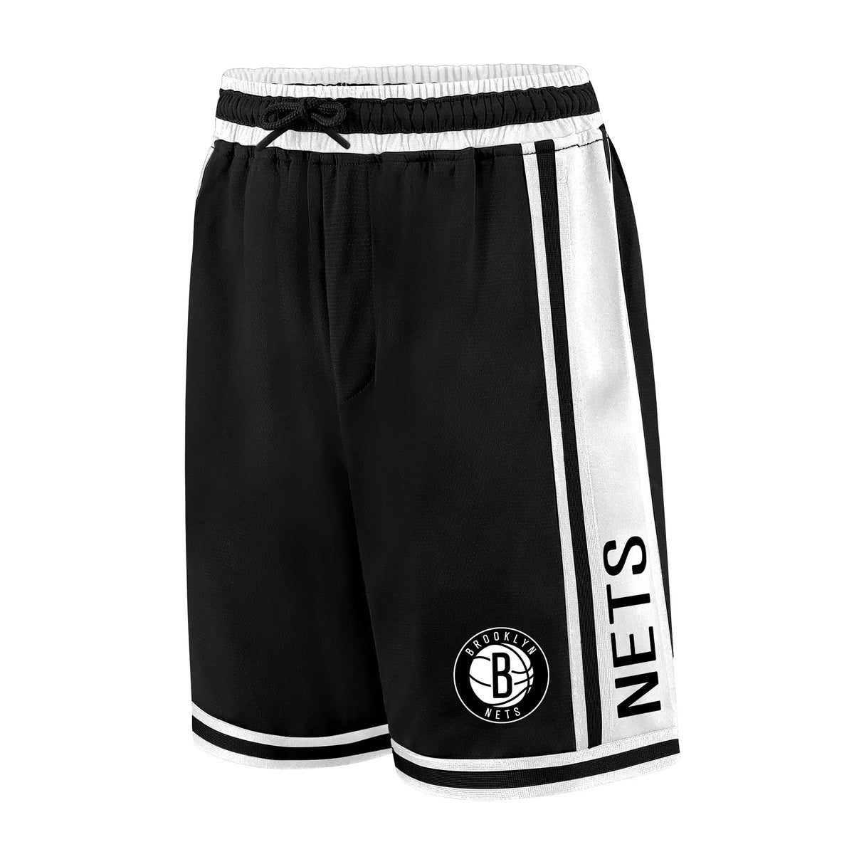 Ultra Game Men's NBA Official Super Soft Air Mesh Game Day Basketball Shorts - Classic Fit | Brooklyn Nets