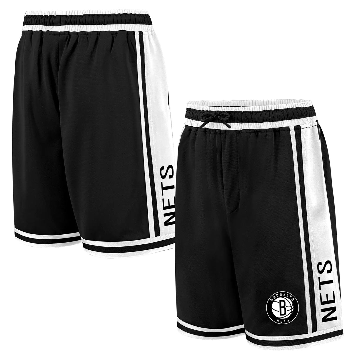 Ultra Game Men's NBA Official Super Soft Air Mesh Game Day Basketball Shorts - Classic Fit | Brooklyn Nets
