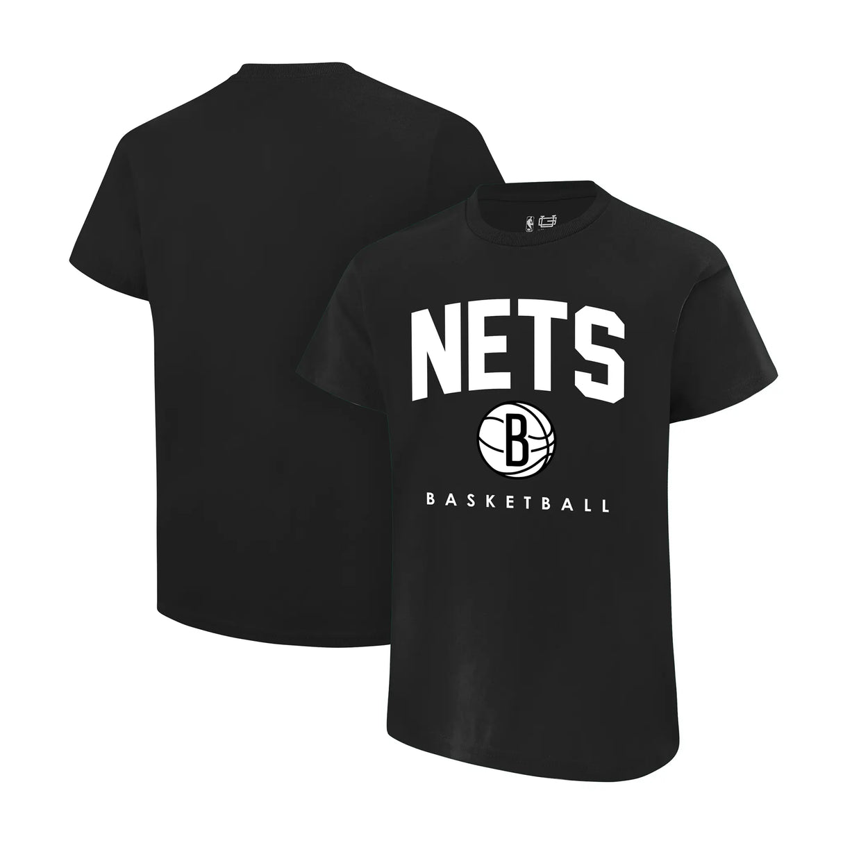 Ultra Game Men's NBA Official Super Soft Teamster Short Sleeve T-Shirt | Brooklyn Nets