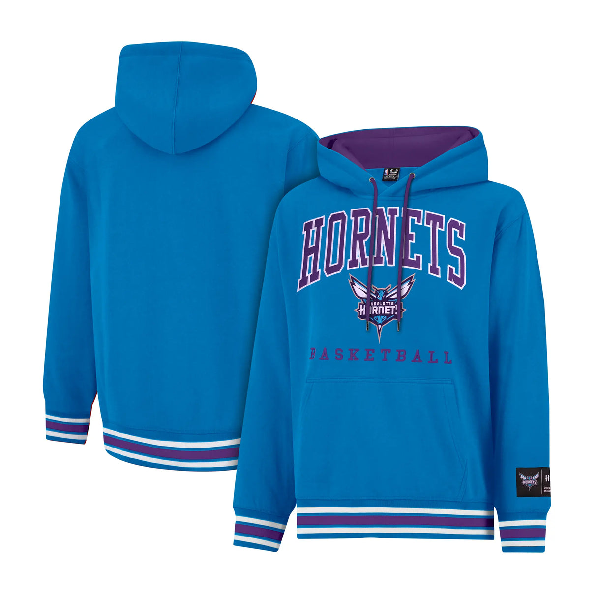 Ultra Game Mens NBA Official Premium Quality MVP Hoodie Sweatshirt | Charlotte Hornets