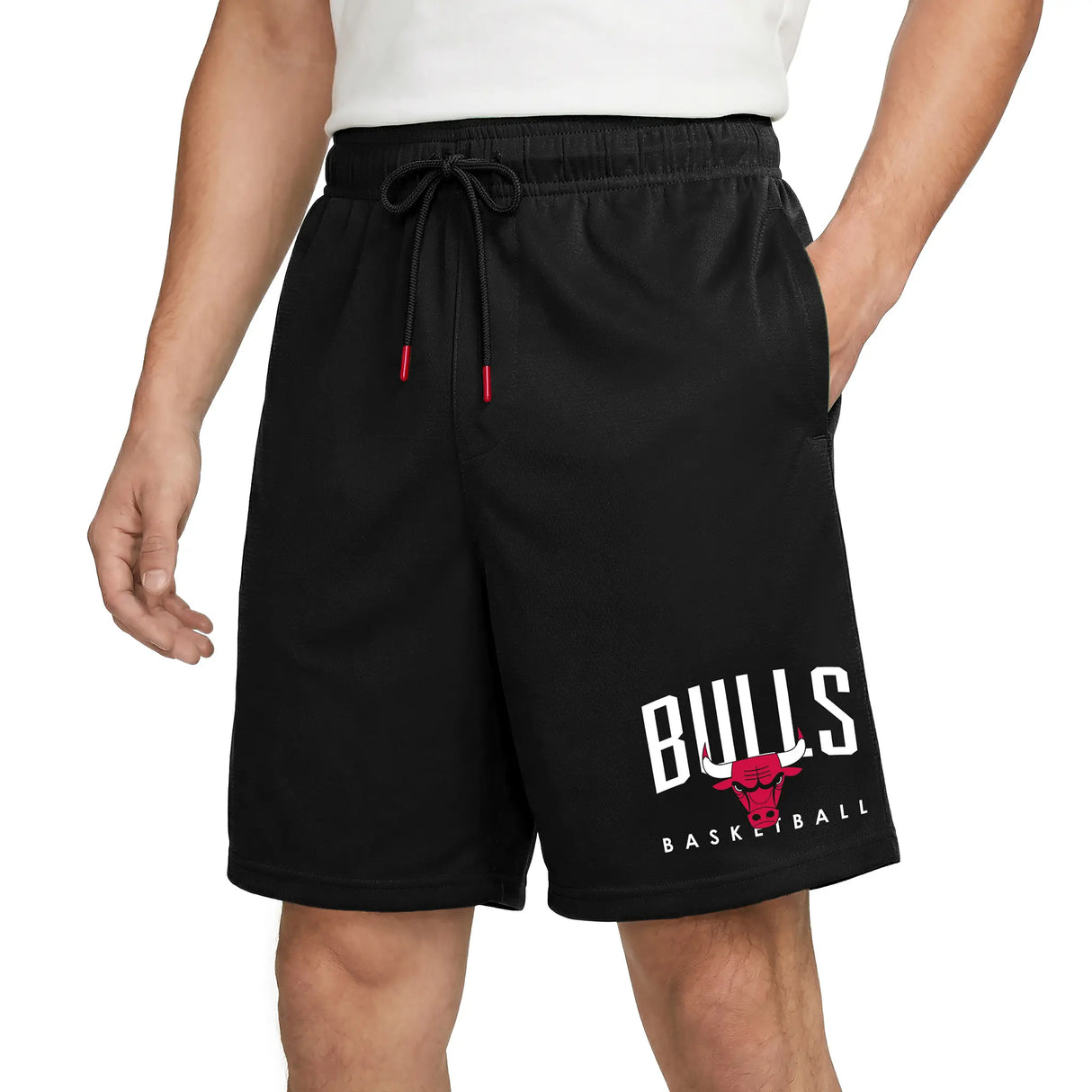 Ultra Game Men’s NBA Official Soft Air Mesh Teamster Basketball Shorts - Classic Fit | Chicago Bulls