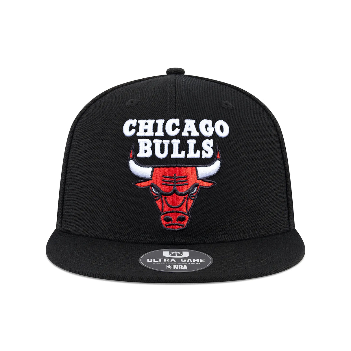 Ultra Game Men’s NBA Official Twill Snap Back Ultimate Baseball Cap Hat | Chicago Bulls