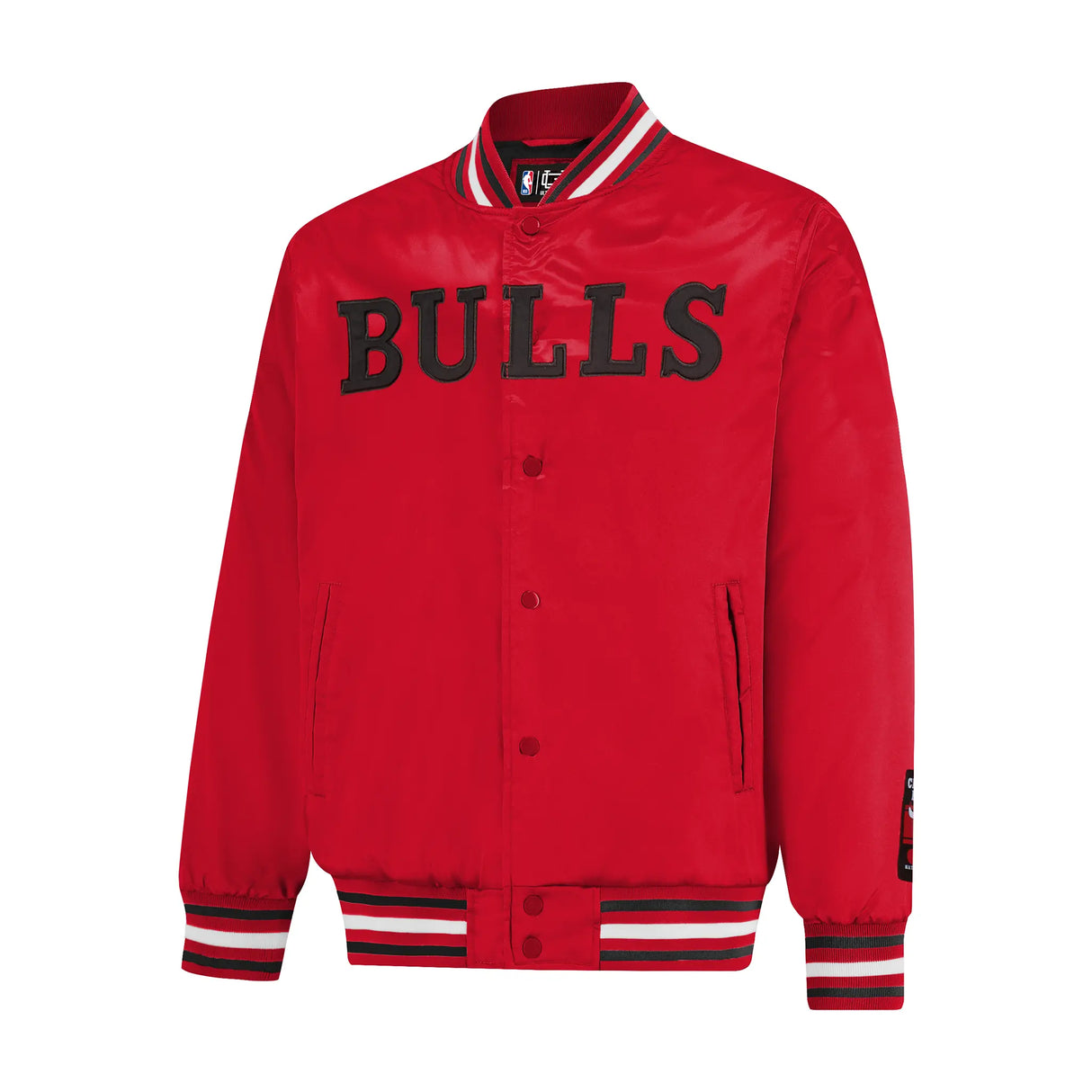 Ultra Game Mens NBA Official Smashing Records Satin Jacket | Chicago Bulls