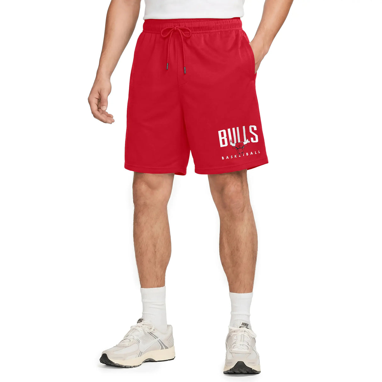 Ultra Game Men’s NBA Official Soft Air Mesh Teamster Basketball Shorts - Classic Fit | Chicago Bulls