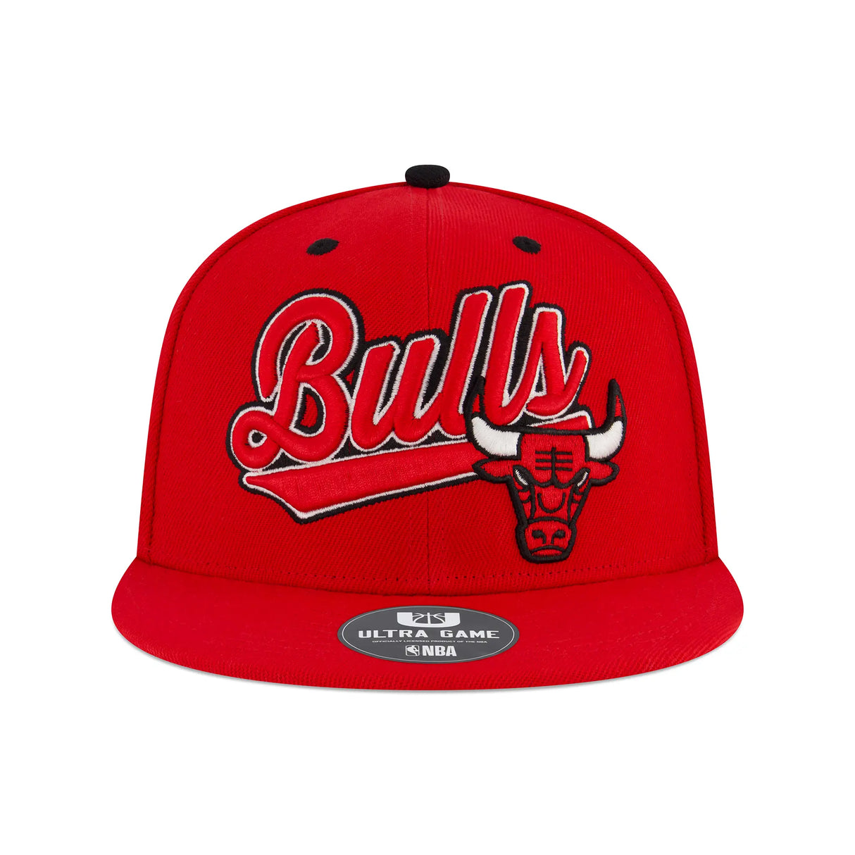 Ultra Game Men’s NBA Official Snap Back 3D Embroidered Team Logo Baseball Cap Hat | Chicago Bulls